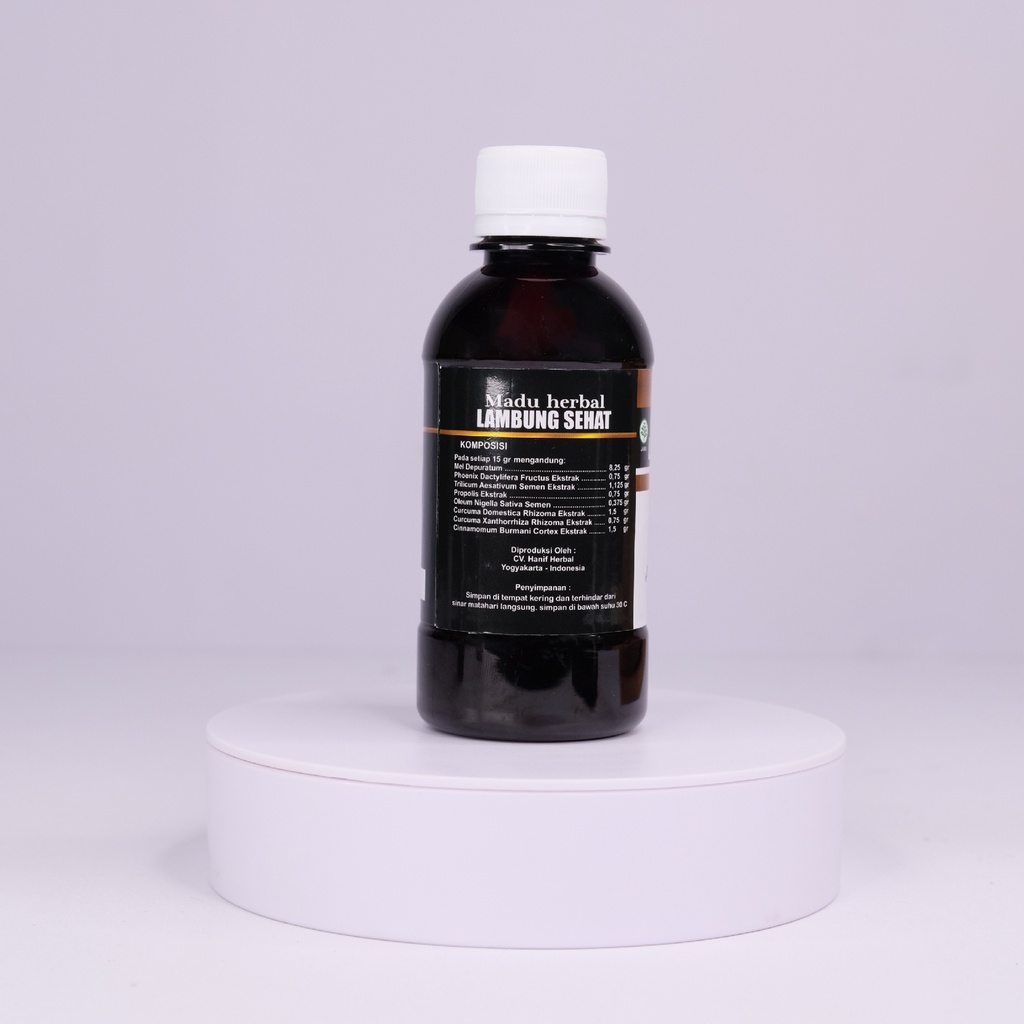 Obat Asam Lambung Maag Magh Gerd Akut Kronis Gastritis Infeksi Luka Radang Lambung dan Sesak Nafas  Yang Bagus Untuk Anak dan Dewasa Madu Herbal Lambung Sehat 100% Asli Original BPOM-7