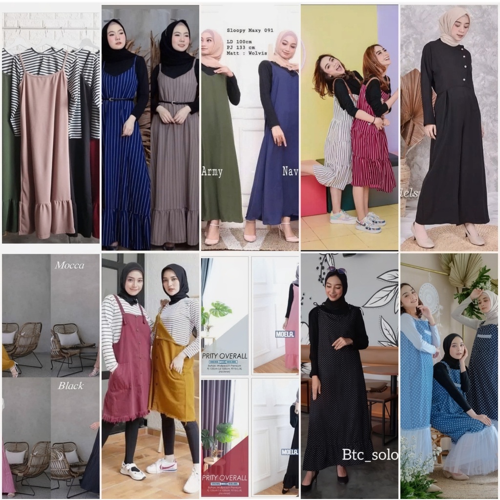 TERMURAH PROMO OVERALL JUMPSUIT SLOPY PREMIUM PROMOSI