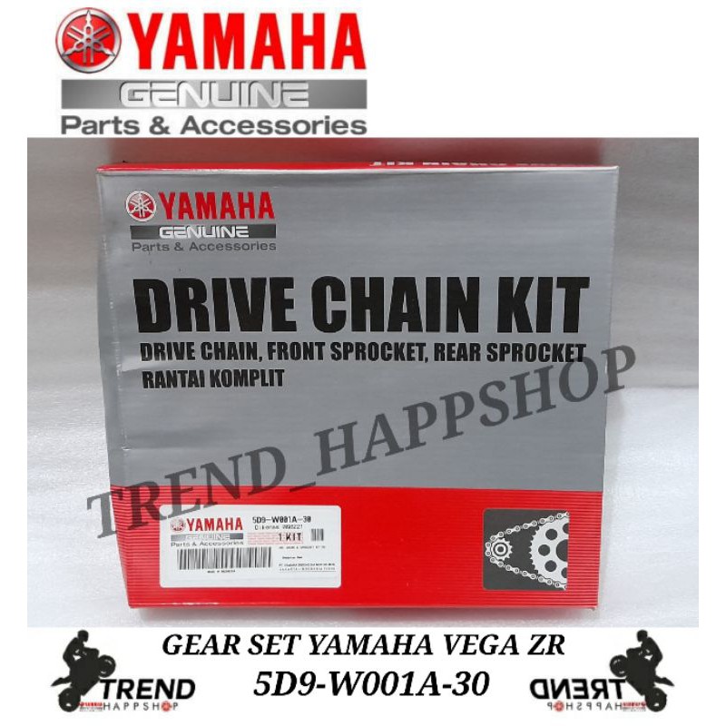 GEAR SET YAMAHA VEGA ZR 5D9-W001A-30