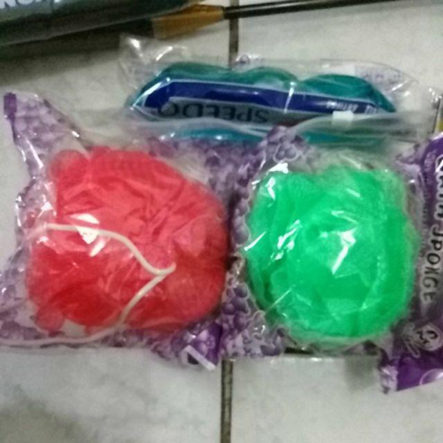 Bath Sponge Spons Mandi Spon 50 Gram Bisa Pilih Warna