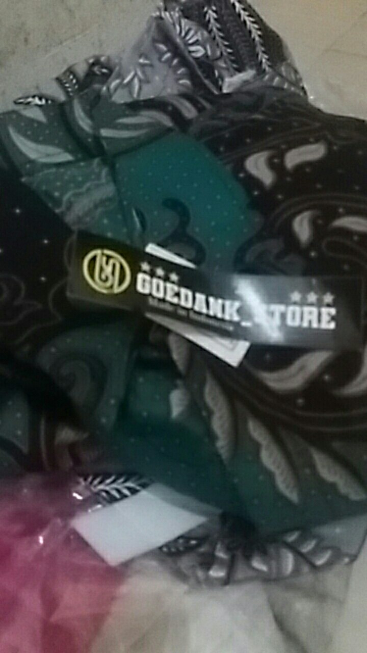 Risna Batik Hrb026 Kenongo Hem Kemeja Batik Pria Lengan Pendek Katun Primis Premium Halus M L Xl