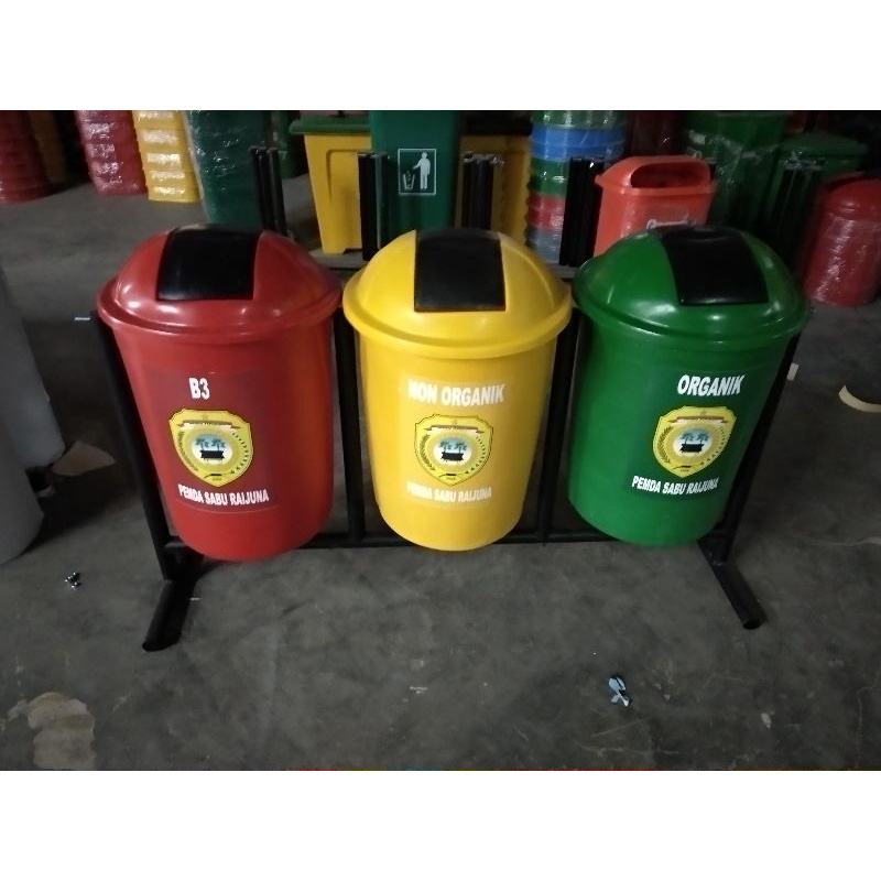 tempat sampah fiberglass 70L & 80L