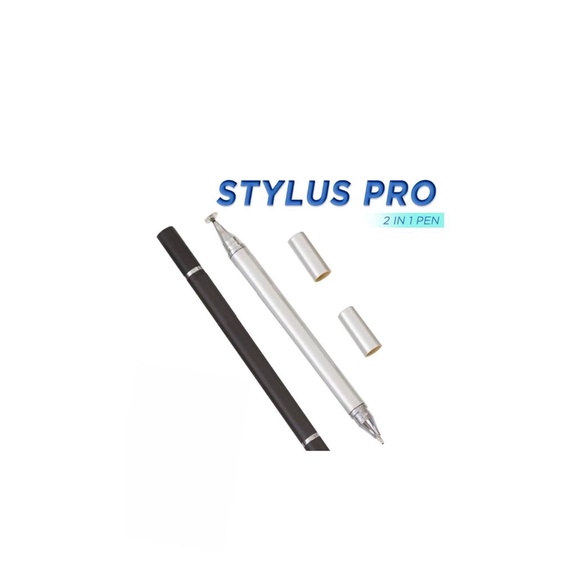 UNIVERSAL 2in1 CAPACITIVE STYLUS PEN FOR IPAD IPHONE SAMSUNG XIAOMI HUAWEI OPPO VIVO TABLET