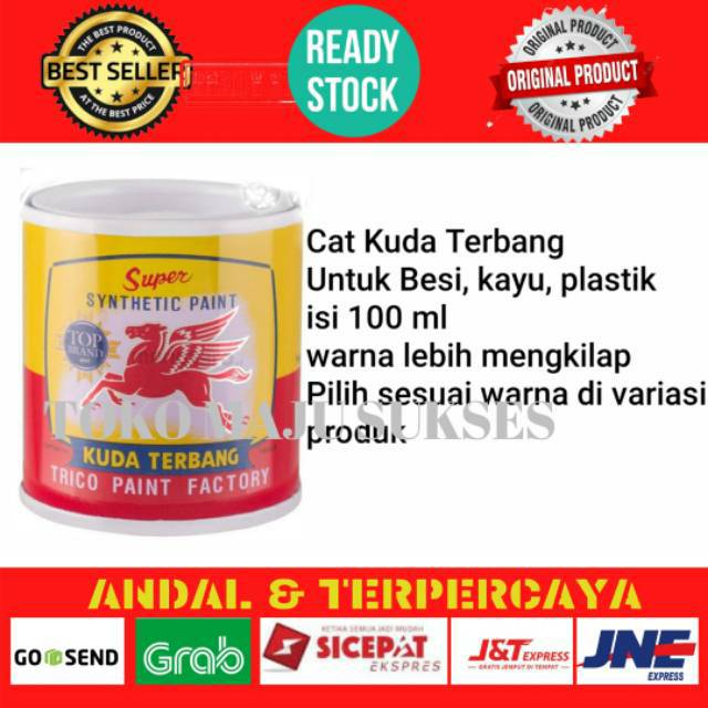  CAT  KUDA TERBANG KALENG  KECIL 100 ML 0 1 KG BESI KAYU 