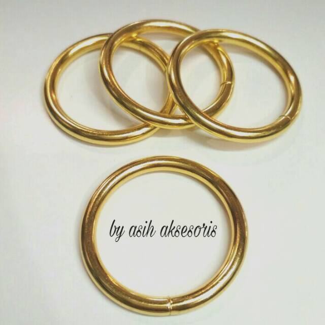 Ring bulat 4cm / RB 4/5 Mas