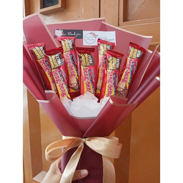 

BOUQUET SNACK BENGBENG Bouquet Wisuda Hadiah Snack