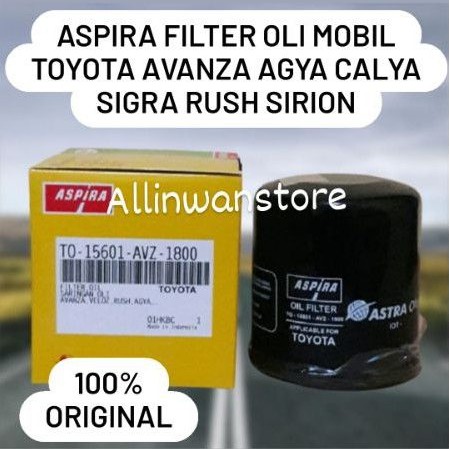 ASPIRA Filter Oli Mobil Toyota Avanza Agya Calya Sigra Rush Sirion