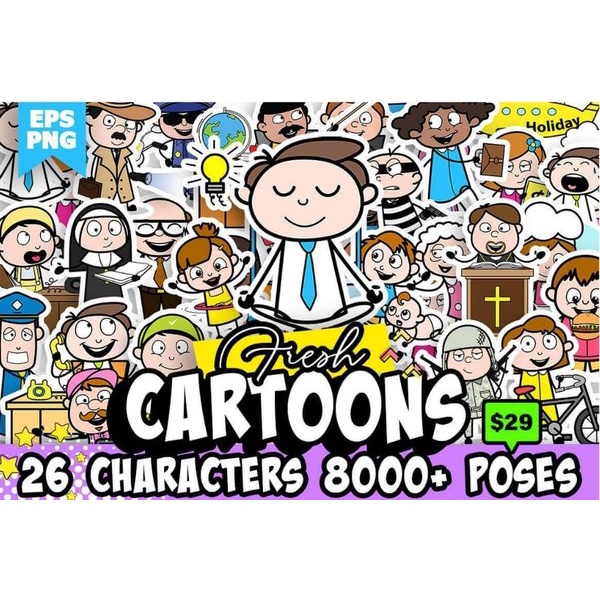 Gambar Cartoon Kartun Animasi Transparan 8000 File