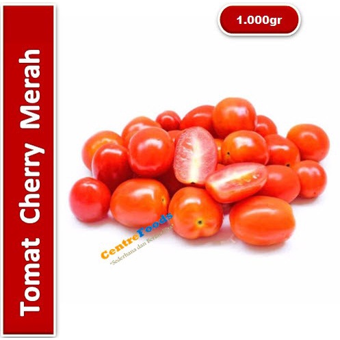 

Tomat Ceri Merah Fresh - Tomat Cherry | 1.000gr [ Harga Per KG ]