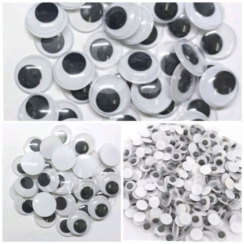 Mata Boneka Kecil 24 Psg, Sdg 18 Psg, besar 12 Psg