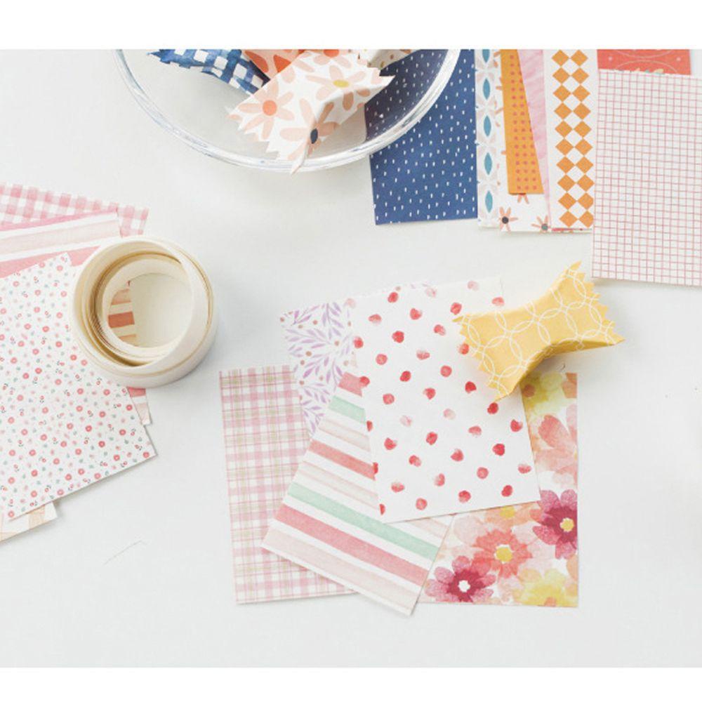 Lanfy Bahan Kertas Note Paper Warna-Warni Perlengkapan Kantor Diary Dekorasi Scrapbooking Stiker Alat Tulis Stiker DIY Perlengkapan DIY Craft Dekoratif Decals Scrapbooking Kertas Hias