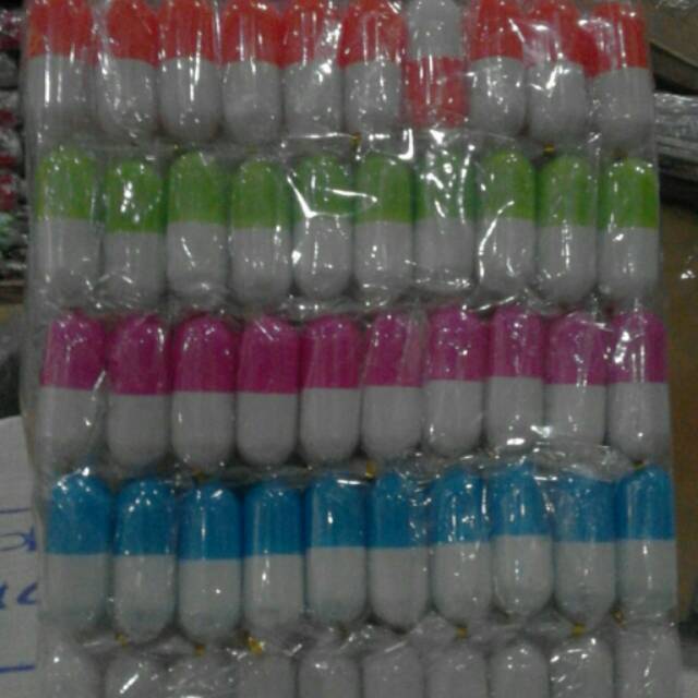 

Pulpen kapsul kemas plastik harga per 100 pcs