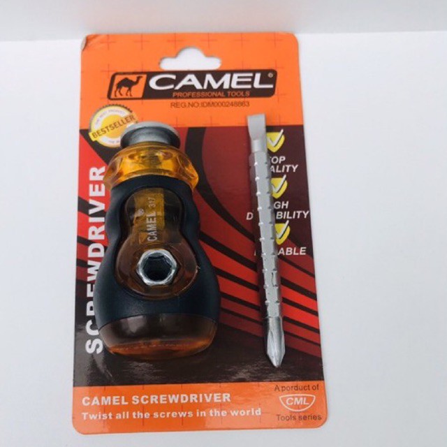 Obeng BB CEBOL Bolak balik CAMEL Gagang Karet Multisize