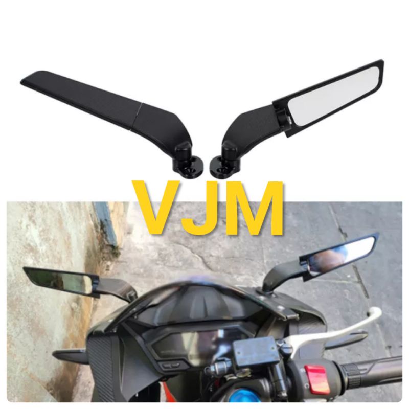 Spion winglet Rizoma/ No name Gsx Ninja 250 Fi Yamaha R15 R25 CBR 150/250 / Spion Fairing winglet New Edition 360 derajat