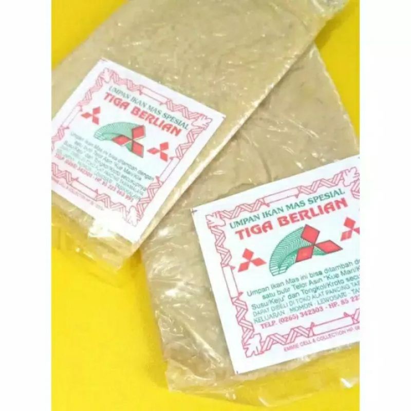 UMPAN IKAN MAS JAGUNG TIGA BERLIAN TB SIAP PAKAI