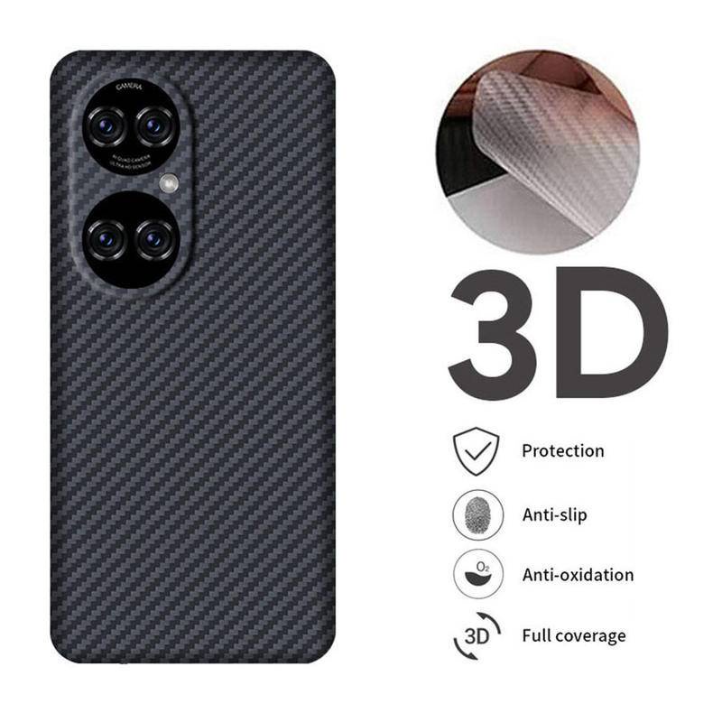 2pcs Film Pelindung Layar Belakang Bahan Carbon Fiber 3d Untuk Huawei Mate 8 9 10 20 30 40 Pro