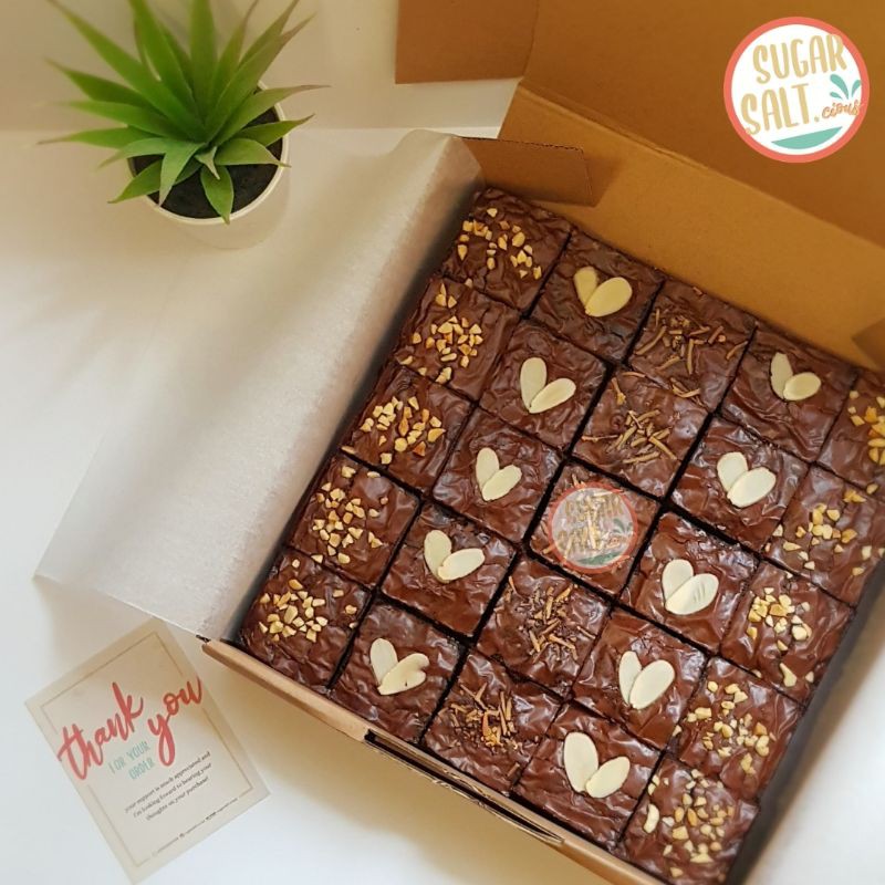 

fudgy brownies, brownies sekat