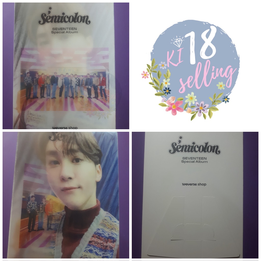 SEVENTEEN SEMICOLON PHOTOCARD PC SEUNGKWAN BENEFIT WEVERSE