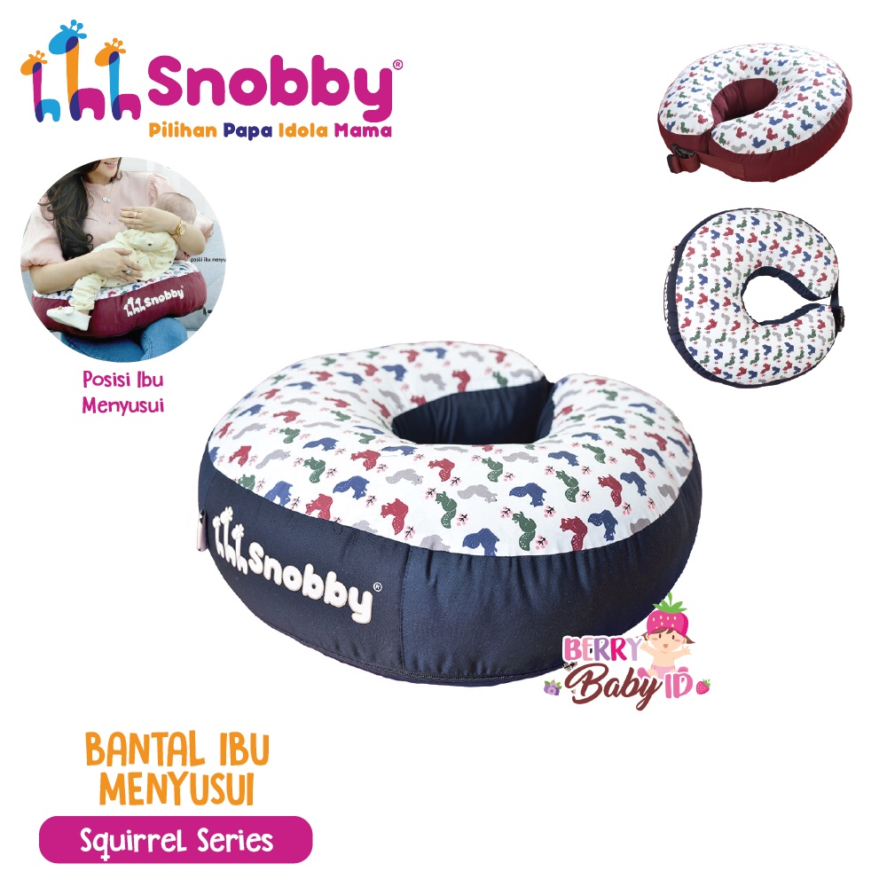 Snobby Bantal Ibu Menyusui Perlengkapan Nursing Pillow Multifungsi Berry Mart