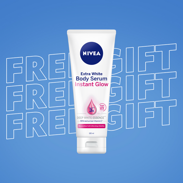 [GIFT]Nivea Extra White Instant Glow Serum 180ml