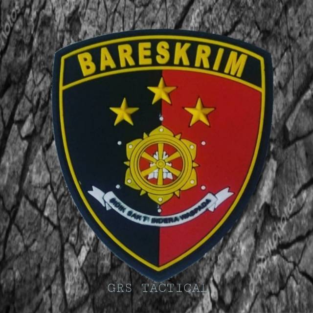 Patch rubber,emblem,tempelan karet BARESKRIM