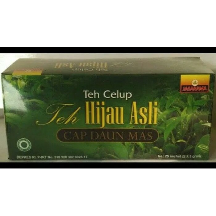 

Promo Teh CELUP teh daun HIJAU asli cap DAUN MAS Berkualitas