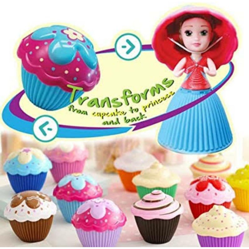 MINI CUPCAKE SURPRISE MINI GELATO SURPRISE Mainan Boneka Princess Emco