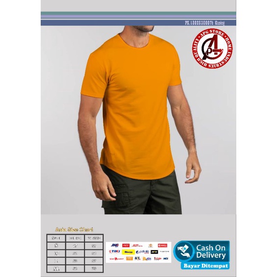 APG - NEW DROP CUT LUX | KAOS POLOS PRIA ANTI BAKTERI | BAHAN SUPIMA COTTON | MUSTRAD