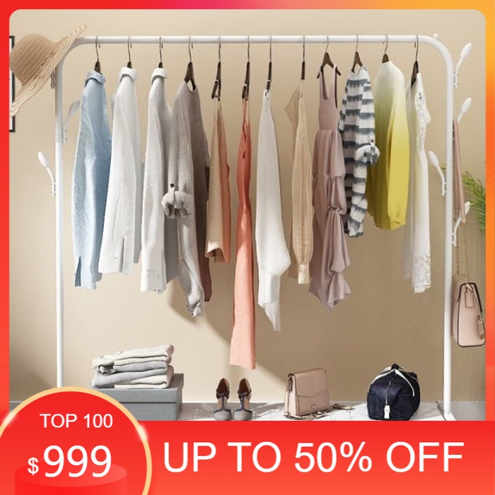 Gantungan Baju Besi / Rak Gantungan Baju Besi / Stand Hanger Display Butik Bazar Jemuran