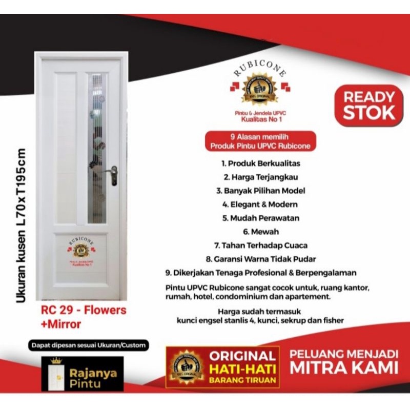 Pintu Upvc Rubicon Flowers RC 29