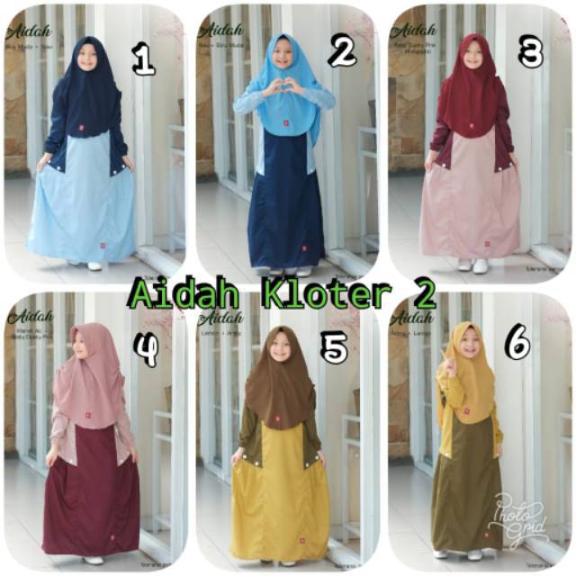 Gamis Syar'i Anak Aidah ANV