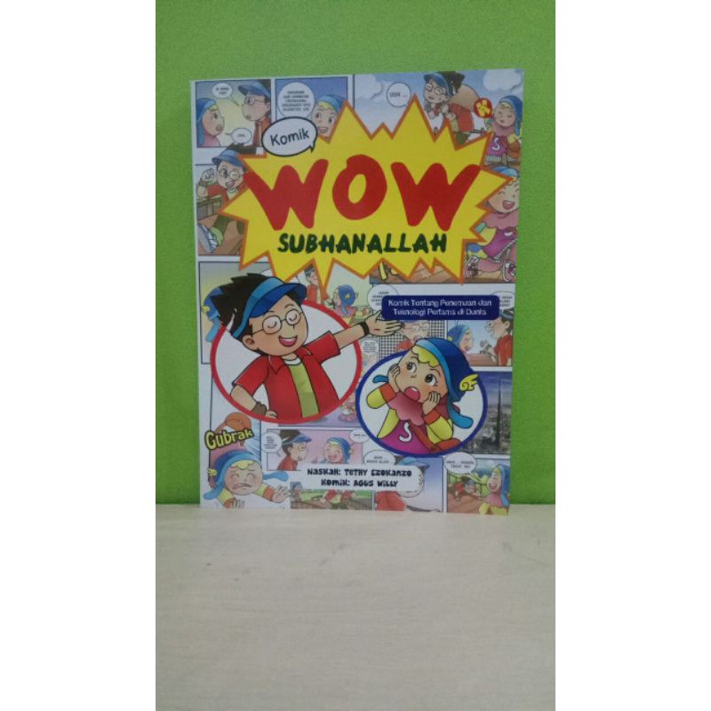 Buku Wow Subhanallah KUNING : Penemuan dan Teknologi Pertama Di Dunia | Buku Komik Islami by Tethy E