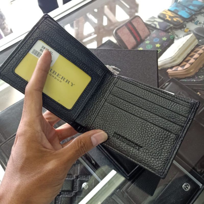 Dompet Burberry Dompet Pria kulit Asli Impor