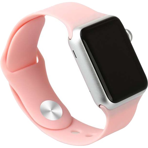 Tali Jam Apple Watch Sport Silicone Rubber Strap Band Series 4 44mm