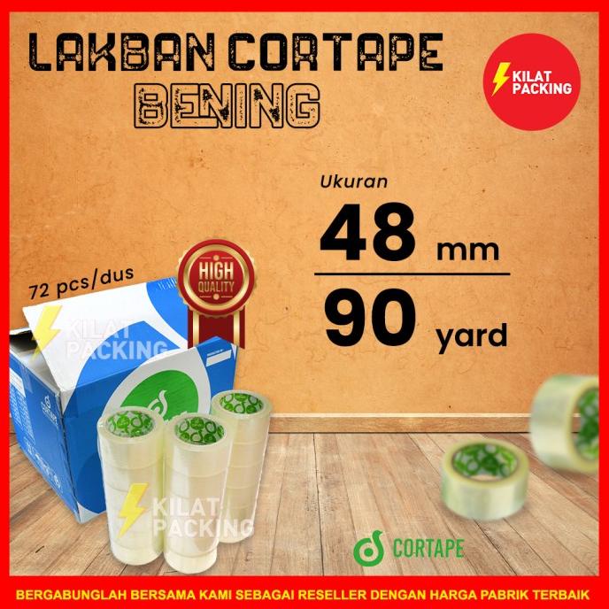 

Lakban Cortape Bening 48 Mm X 90 Yard 1 Dus Terlaris