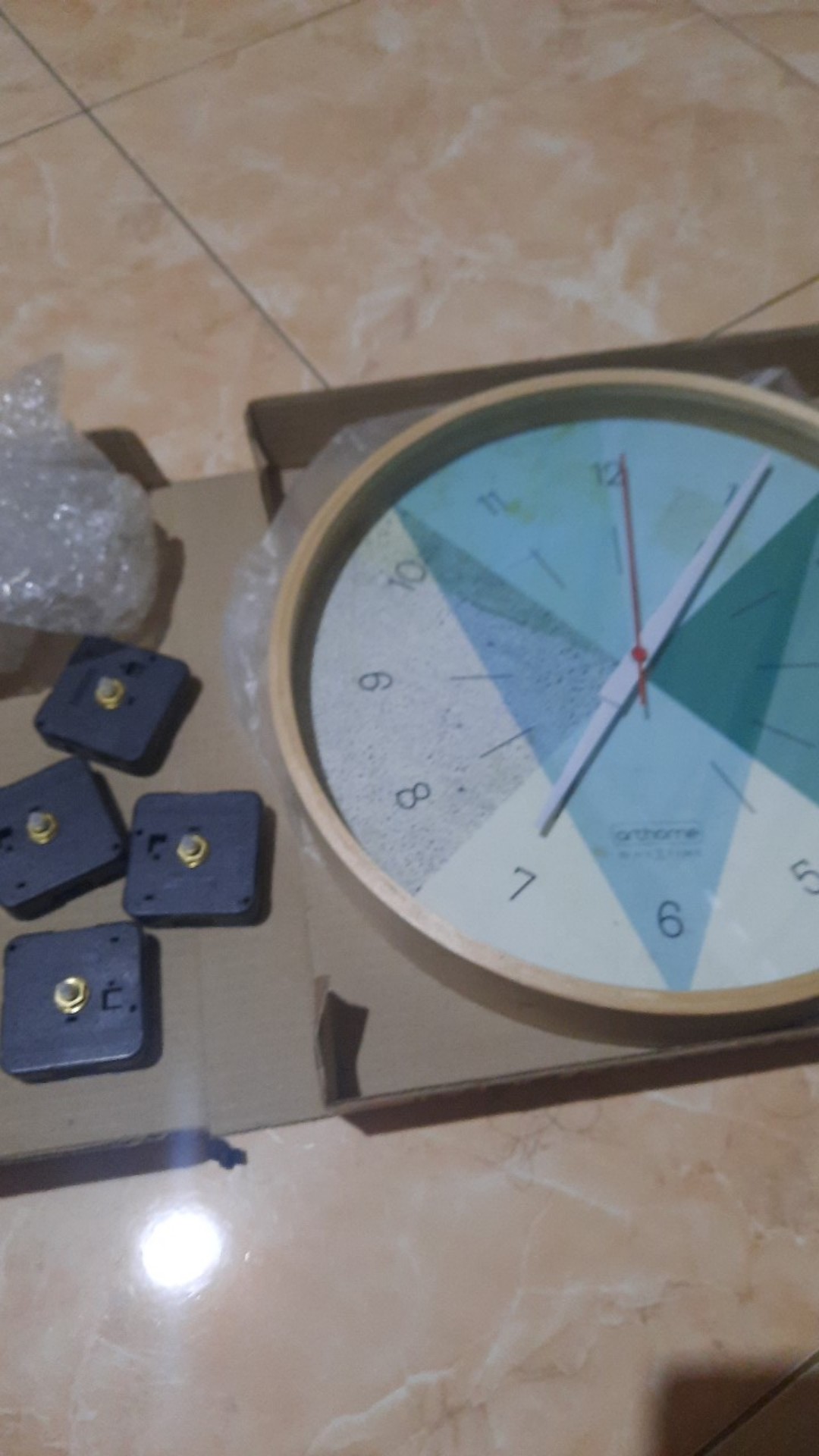 Mesin Jam Dinding Jarum Ukir Harga Termurah