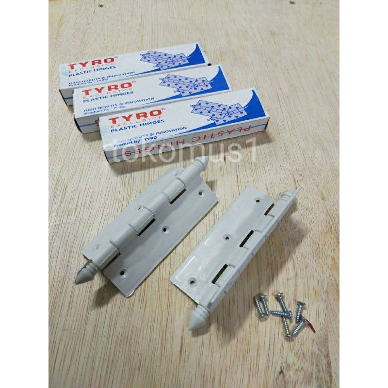 Engsel Pintu Plastik 4&quot; Inch Untuk Pintu Kamar Mandi Engsel PVC