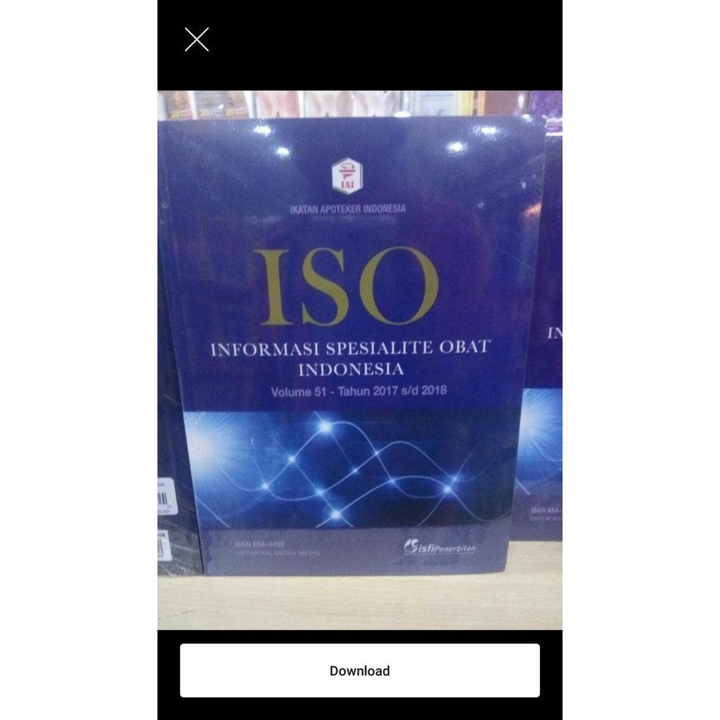 Medical | Buku Iso Obat 2017 2018 Original