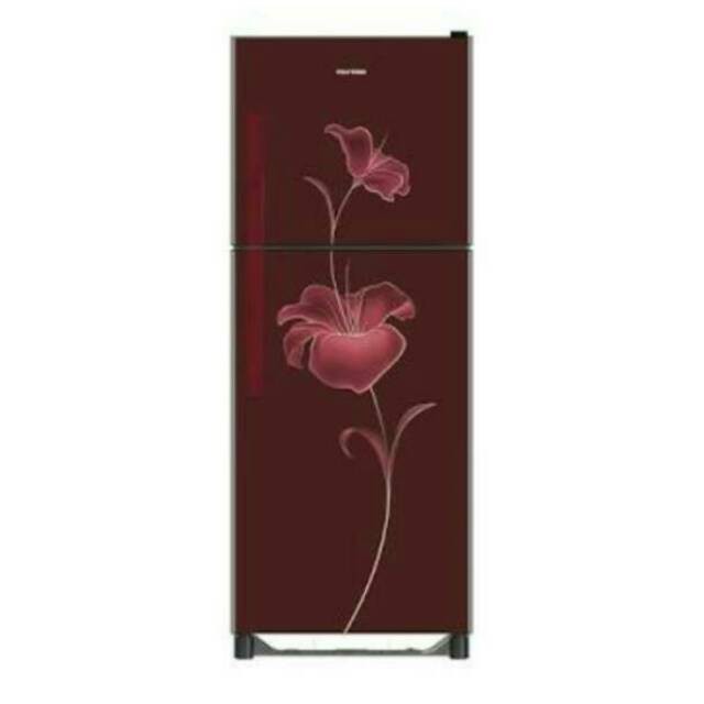 POLYTRON PRX 212 R RED METAL KULKAS 2 PINTU 210 LT LITER PRX212