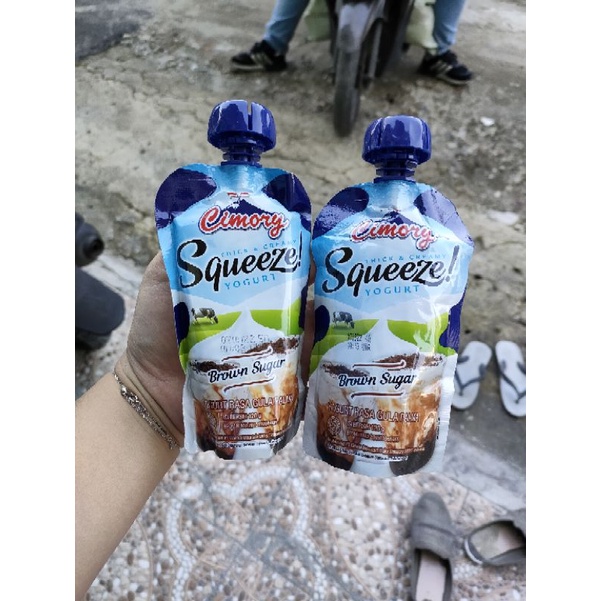 Cimory yogurt squeeze brown sugar varian rasa terbaru