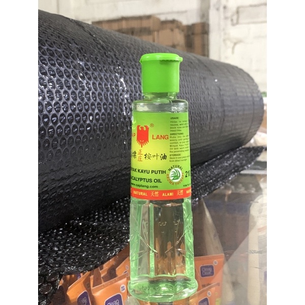 minyak kayu putih ekaliptus oil 210 ml//Natural Alami list merah Kemasan Rijek