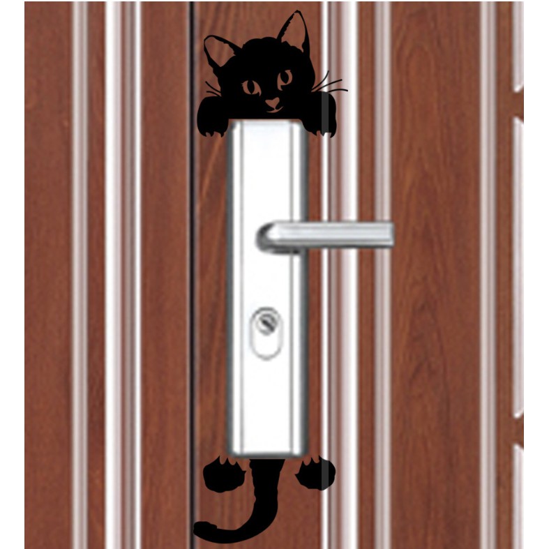 Sticker Saklar Lampu Dinding dapur motif  karton binatang panda kucing anjing wall sticker animal