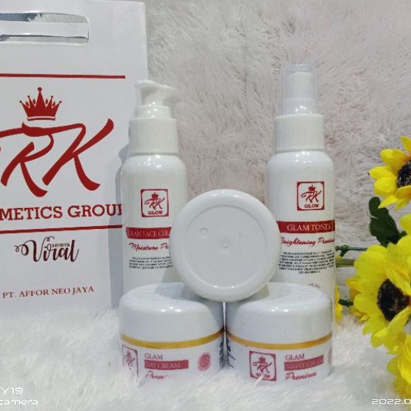 [COD]✅RK GLOW //cream KLINIK (free pouch)