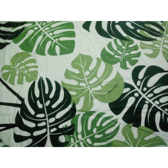 Kain bahan sprei Esra monstera
