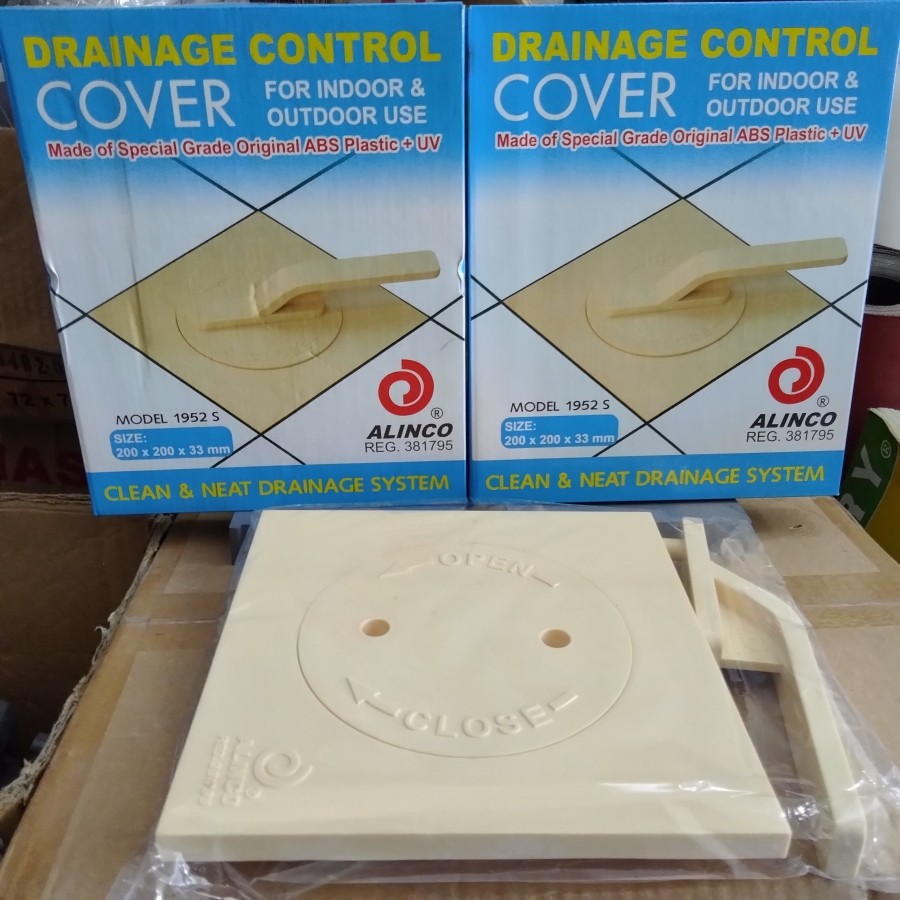 tutup bak kontrol alinco 20x20 DRAINAGE CONTROL COVER merek ALINCO