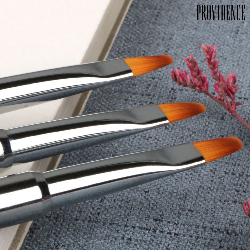 Providence Kuas Nail Art 2 In 1 Universal Bahan Stainless Steel Mudah Digunakan