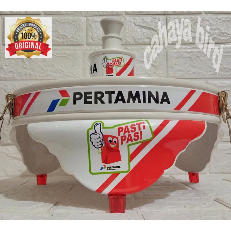 TEBOK KANDANG BURUNG LOVEBIRD PVC MOTIF PERTAMINA