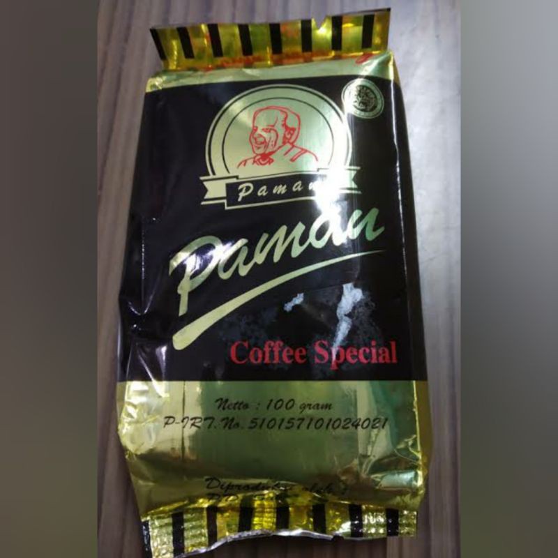 KOPI PAMAN KOPI HITAM (BLACK COFFE) KHAS JAMBI 100 gram