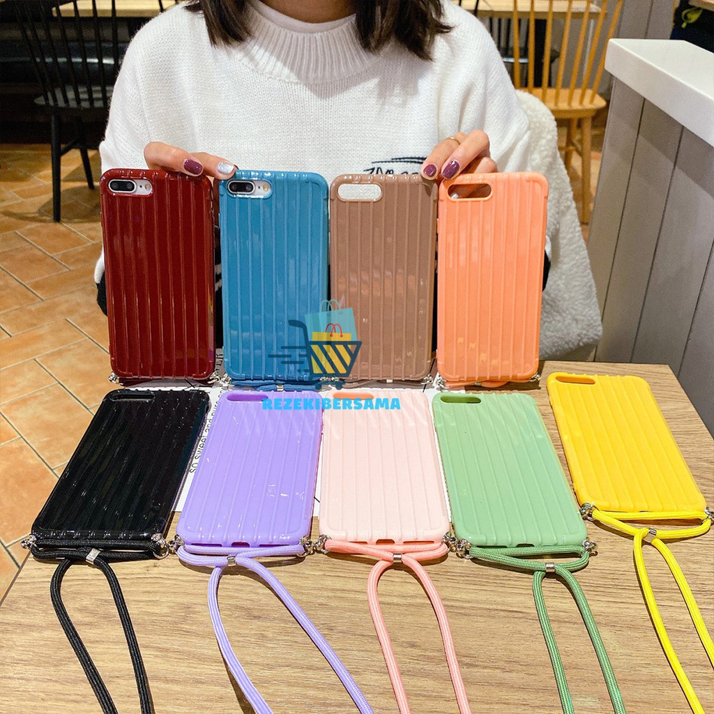 SOFTCASE KOPER SLINGCASE LANYARD UNTUK OPPO RB1162