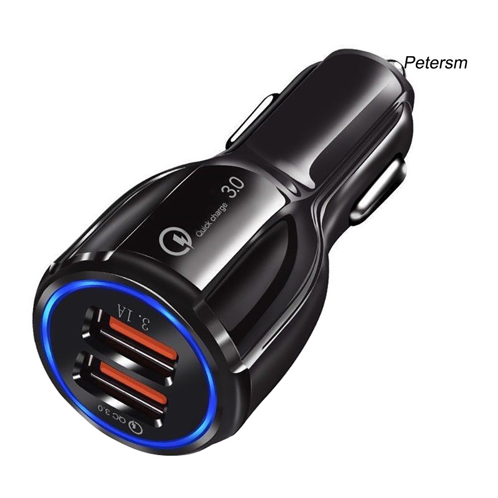 Rxxqc3.0 Charger Mobil 36w Dengan 2 Port Usb